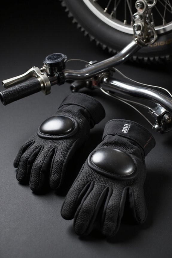 bmx gloves minimize hand fatigue