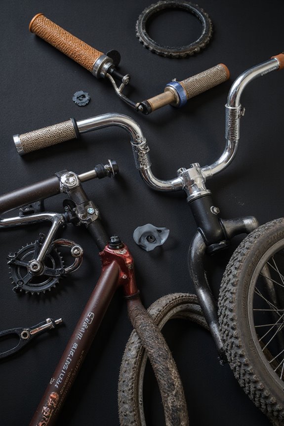 bmx handlebars for control