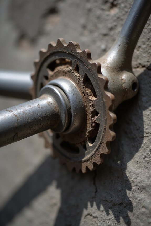 inspect cranks and bottom bracket