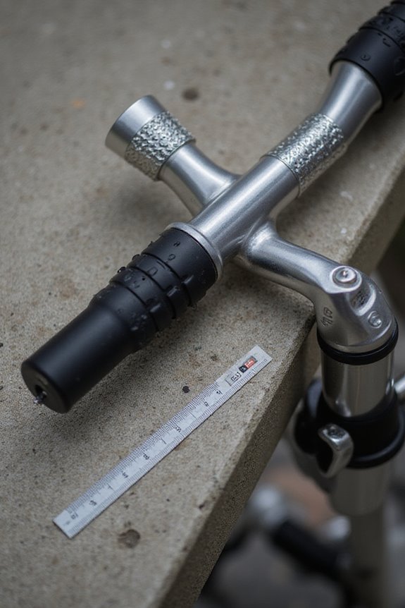 measure bmx handlebars accurately