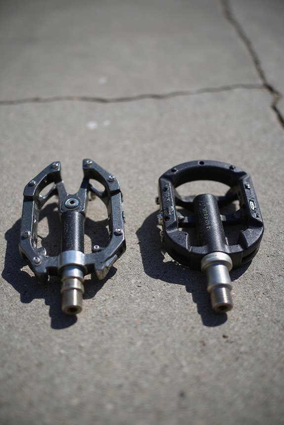 pedal performance clipless vs flat