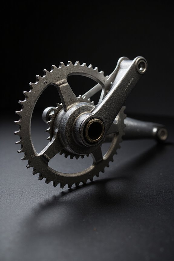 silencing bmx crank creaks
