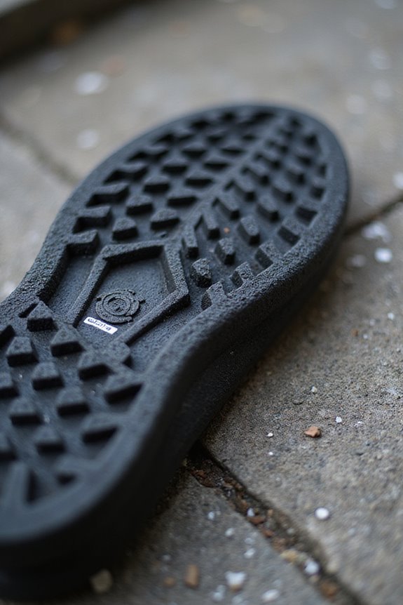 sole construction affects grip