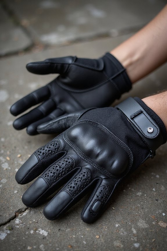 stylish and functional bmx gloves